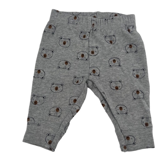 Carter’s Gray Bear Print Joggers Size 3 Months - Picture 1 of 5